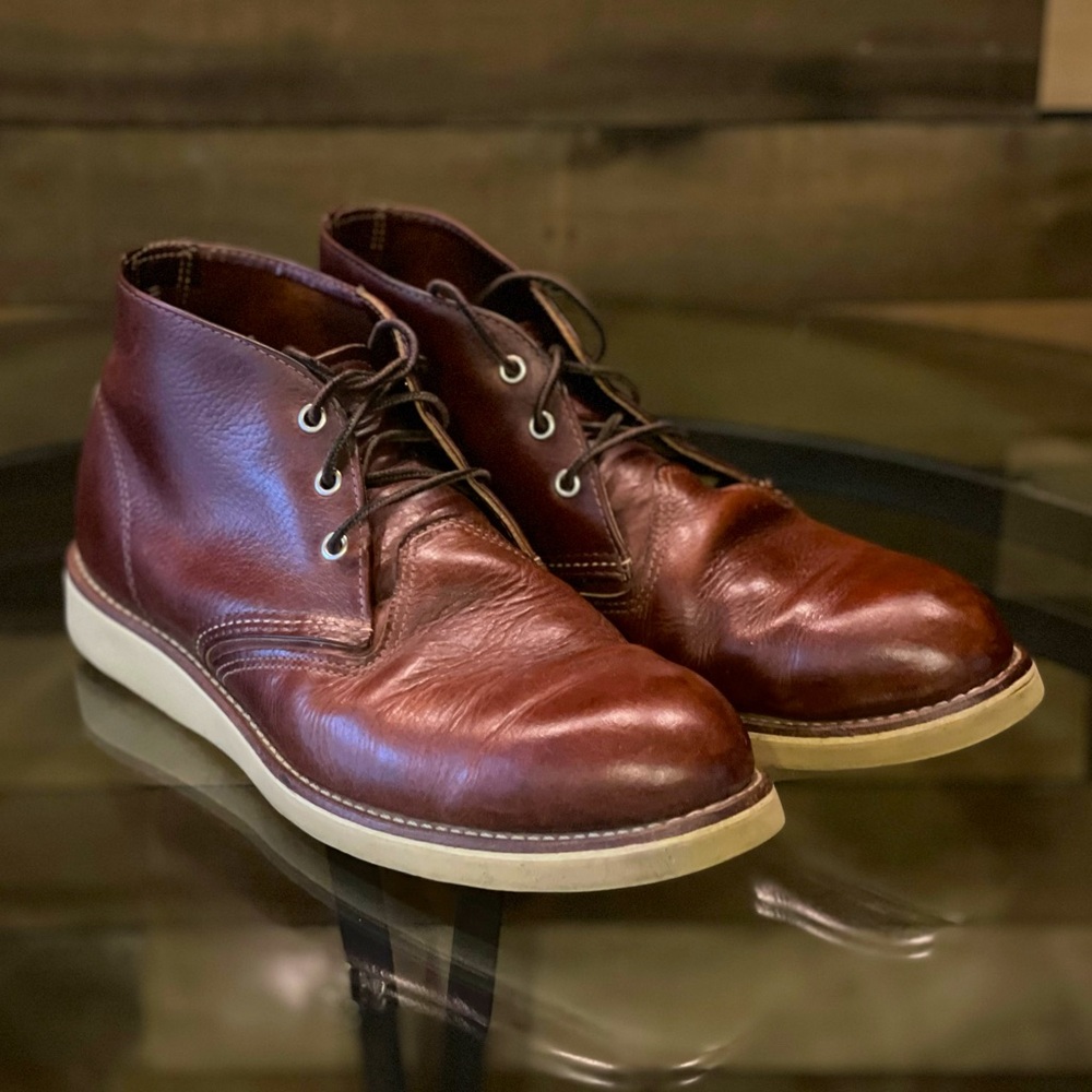 Red Wing Shoes Chukka Boots in Brown Leather
